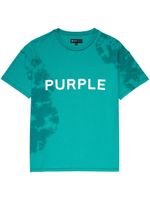 Purple Brand t-shirt en coton à logo imprimé - GREEN