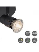 Home sweet home cilindro LED opbouwspot 3L zwart - thumbnail
