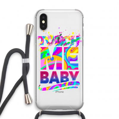 Touch Me: iPhone X Transparant Hoesje met koord