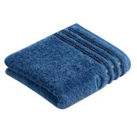 Vossen Vossen Handdoek Cult de Luxe 4690 Donker Blauw 50x100 Vossen Vossen Handdoek Cult de Luxe 4690 Donker Blauw 50x100