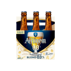 Affligem Blond 0.0 Alcoholvrij Bier Fles 6 x 30 cl bij Jumbo