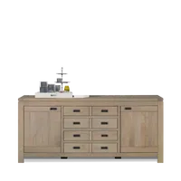 Dressoir (180cm) Village - Kiezel - thumbnail