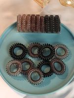 Eenvoudig Vlak Haar Stropdas 9 stuks - thumbnail