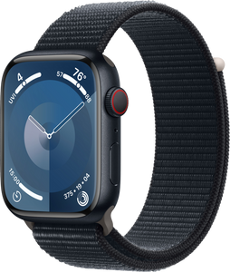 Apple Watch Series 9 45 mm Digitaal 396 x 484 Pixels Touchscreen Zwart Wifi GPS