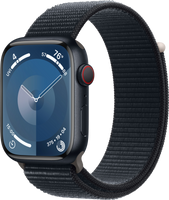 Apple Watch Series 9 45 mm Digitaal 396 x 484 Pixels Touchscreen Zwart Wifi GPS - thumbnail