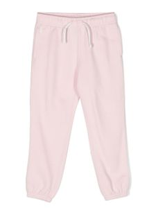 POLO RALPH LAUREN KIDS pantalon de jogging à broderies Polo Pony - Rose