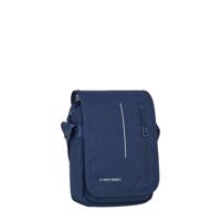 New Rebels Valor Cincinnati Flapover Navy - Waterbestendige Schoudertas - 2.9 L