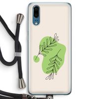 Beleaf in you: Huawei P20 Transparant Hoesje met koord