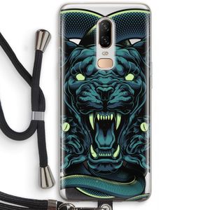 Cougar and Vipers: OnePlus 6 Transparant Hoesje met koord