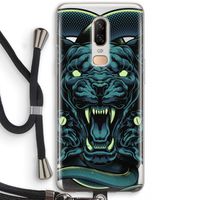 Cougar and Vipers: OnePlus 6 Transparant Hoesje met koord