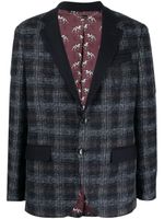 Billionaire blazer à motif tartan - Bleu