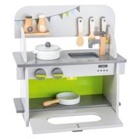 Small Foot - houten speelkeuken compact, 9dlg.