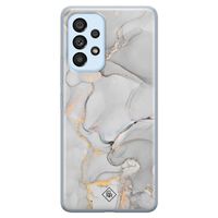 Samsung Galaxy A33 siliconen hoesje - Marmer grijs
