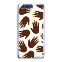 Hands dark: Honor 9 Transparant Hoesje
