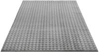 Karpet24 Flow - Knuffelig Bubbeltapijt, Wasbaar & Antislip, Zacht en Onderhoudsvriendelijk, Antraciet-140 x 200 cm