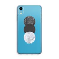 Marmeren cirkels: iPhone XR Transparant Hoesje