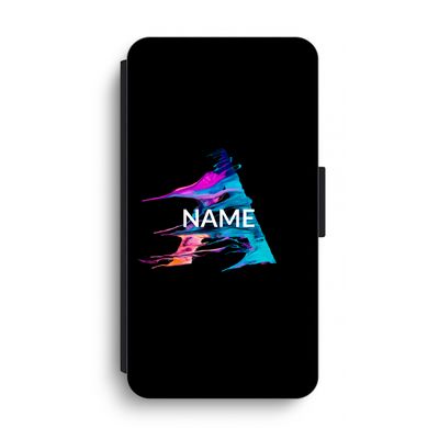 Abstract Spectrum: iPhone XS Max Flip Hoesje