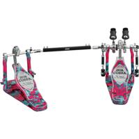 Tama Iron Cobra 900 Rolling Glide Marble Coral Swirl Limited Edition dubbel bassdrumpedaal - thumbnail