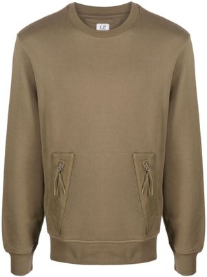C.P. Company sweat à détail d'objectif - Vert