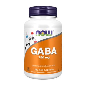 GABA 750mg Now Foods 100v-caps