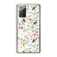Sweet little flowers: Samsung Galaxy Note 20 / Note 20 5G Transparant Hoesje