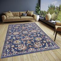 Vloerkleed Caracci - Blauw maat: 235x160cm - materiaal: Polypropyleen - Dekbed-Discounter.nl Vloerkleed Caracci - Blauw maat: 235x160cm - materiaal: Polypropyleen - Dekbed-Discounter.nl