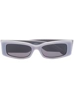 Balenciaga Eyewear lunettes de soleil imprimées à monture carrée - Gris