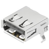 USB-connector 2.0 Bus, inbouw horizontaal USB2.0A T1H 2.5N4 TY BK 2563710000 Weidmüller 200 stuk(s) - thumbnail