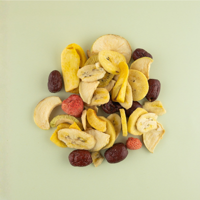 Fruit chips exotisch 5 kg doos Fruit chips exotisch 5 kg doos