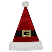 Kerstmuts - kerstman riem - rood - 30 x 45 cm - voor volwassenen - thumbnail