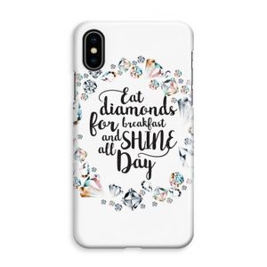 Diamonds: iPhone XS Max Volledig Geprint Hoesje