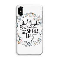 Diamonds: iPhone XS Max Volledig Geprint Hoesje