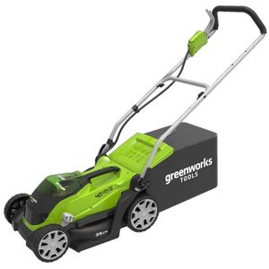 Greenworks G40LM35 grasmaaier Duwgrasmaaier Batterij/Accu Zwart, Groen