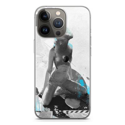 I will not feel a thing: iPhone 13 Pro Transparant Hoesje