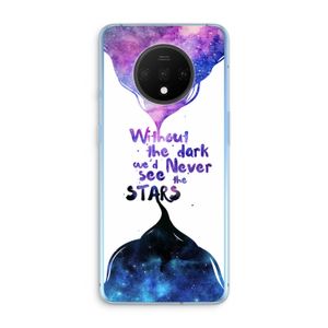 Stars quote: OnePlus 7T Transparant Hoesje