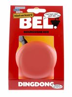 NietVerkeerd Nietverkeerd bel 80mm Ding Dong bourgogne red - thumbnail