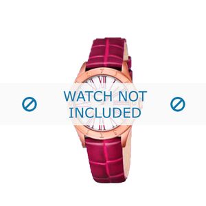 Festina horlogeband F16930-2 Croco leder Roze 16mm