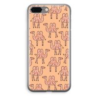 Kameel: iPhone 8 Plus Transparant Hoesje Kameel: iPhone 8 Plus Transparant Hoesje