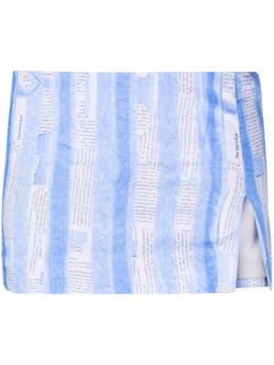 FEBEN minijupe The Read - Bleu