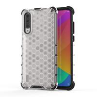 Schokbestendige honingraat PC + TPU Case voor Xiaomi CC9/a3 Lite (transparant)