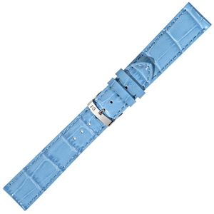 Morellato Horlogebandje Samba Alligator Turquoise 20mm