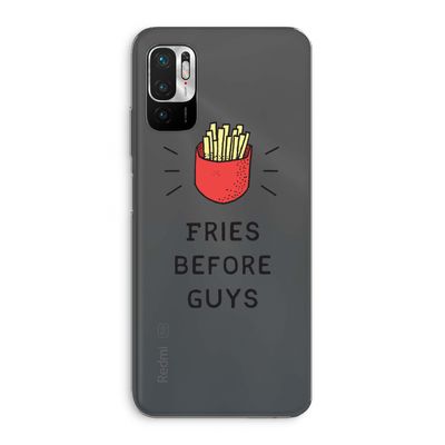 Fries before guys: Xiaomi Redmi Note 10 5G Transparant Hoesje