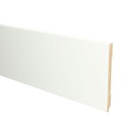 MDF Moderne plint 150x12 voorgelakt RAL9016 - lengte 240cm MDF Moderne plint 150x12 voorgelakt RAL9016 - lengte 240cm