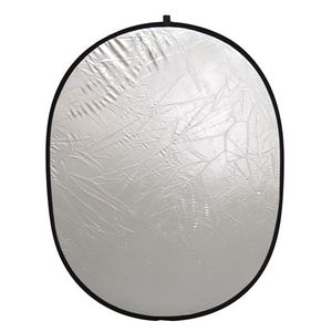 Linkstar reflectiescherm 2 in 1 r-100150sw zilver/wit 100x150 cm