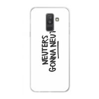 Neuters: Samsung Galaxy A6 Plus (2018) Transparant Hoesje
