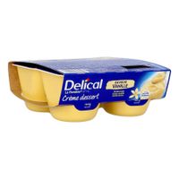 Delical Creme Dessert La Floridine Vanille 4x125g - thumbnail