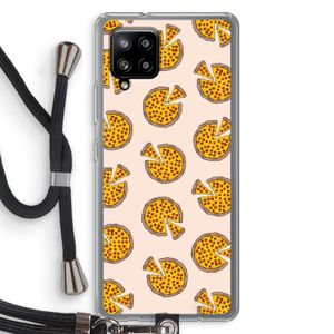 You Had Me At Pizza: Samsung Galaxy A42 5G Transparant Hoesje met koord