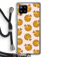 You Had Me At Pizza: Samsung Galaxy A42 5G Transparant Hoesje met koord