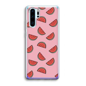 Watermeloen: Huawei P30 Pro Transparant Hoesje
