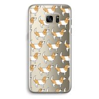 Doggy: Samsung Galaxy S7 Edge Transparant Hoesje